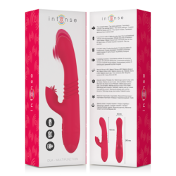 Dua Vibromasseur Multifonction Rechargeable Up & Down Avec Langue Rouge