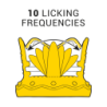 Стимулатор за клитор 10 режима на смучене и Licking - син