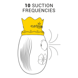 Stimulateur Clitoris 10 Modes De Succion Et Léchage - Bleu