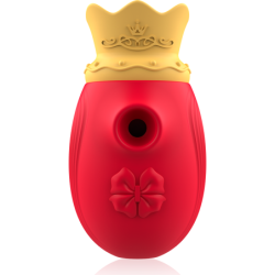 Стимулатор за клитор с 10 режима на смучене и Licking - Червен