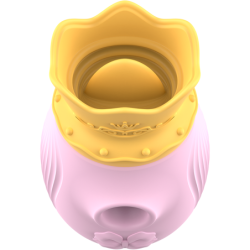 Kliitorisstimulator 10 Sug- och Slicklägen - Rosa