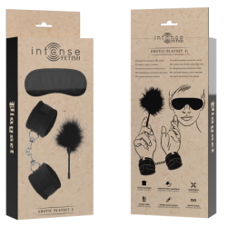 Fetish Set Erótico 2 Com Algemas, Antolhos E Espanador