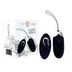 Flippy Ii Oplaadbare Ei Vibrator met Afstandsbediening Zwart