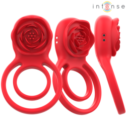 Gail Rosa Stimulator 10 Vibrationer Röd Fjärrkontroll