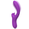 Harry Vibrador Flexível Com Língua Roxo