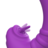 Harry Vibrador Flexível Com Língua Roxo