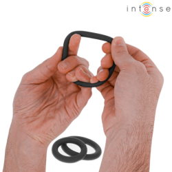 Hugh 3 Anillos Básicos Para Pene Silicona Negro
