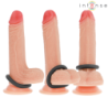 Hugh 3 Anillos Básicos Para Pene Silicona Negro