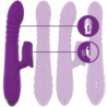 Iggy Vibromasseur Multifonction Rechargeable Up & Down Avec Stimulateur De Clitoris Violet