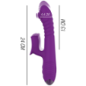 Iggy Vibrador Multifunções Recarregável Up & Down Com Estimulador De Clitóris Roxo