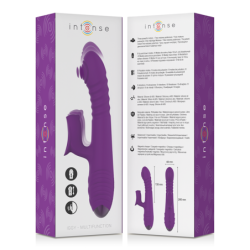 Iggy Vibrador Multifunções Recarregável Up & Down Com Estimulador De Clitóris Roxo