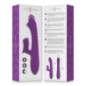 Iggy Vibromasseur Multifonction Rechargeable Up & Down Avec Stimulateur De Clitoris Violet
