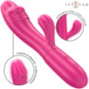 Ivy Elastīgais Vibrators 10 Vibrācijas Ar Stimulējošu Mēlīti Rozā