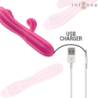 Ivy Fleksibel Vibrator 10 Vibrationer Med Stimulerende Tunge Rosa