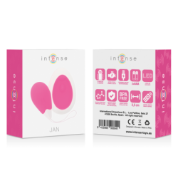 Jan Vibrador de Ovo com Controlo Remoto Rosa