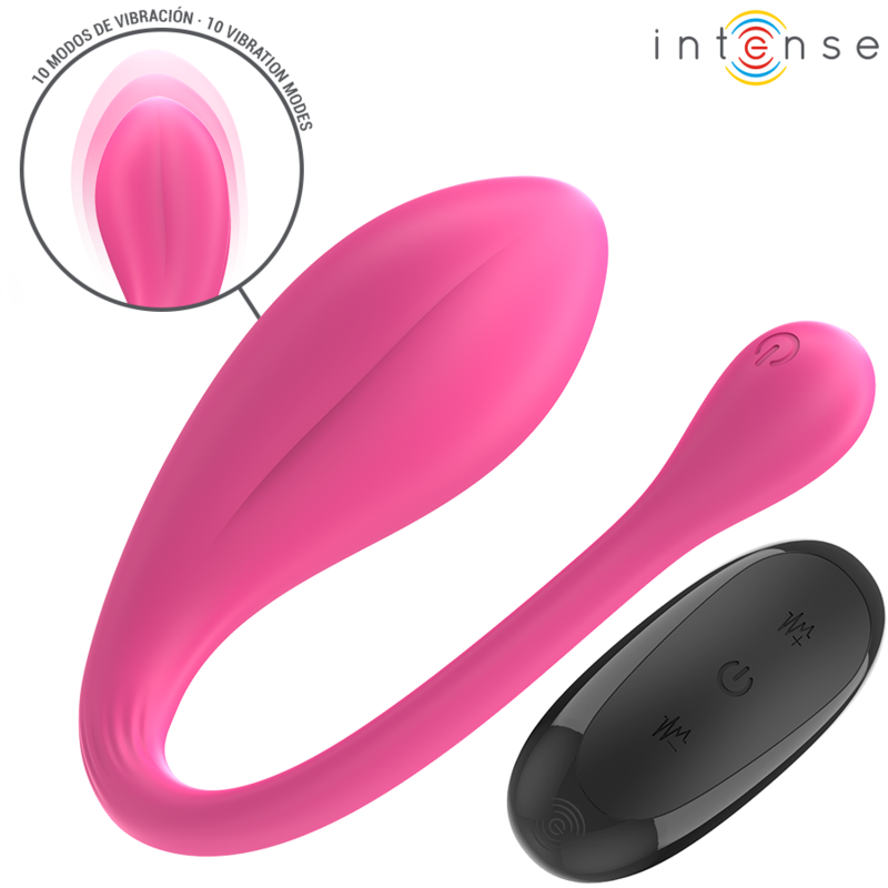 Janice U-vormige Vibrator Dubbele Stimulatie 10 Vibraties Roze Afstandsbediening
