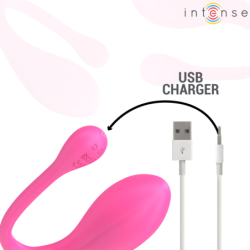 Janice U-Shaped Double Stimulation Vibrator 10 Vibration Pink Remote Control