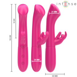 Julieta Vibrator Rabbit 18,6 Cm 10 Vibracij Roza