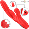 Karol Vibrator Multifuncțional Împingere & Stimulare & Sucțiune Roșu