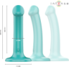Katie Vibrador Com Ventosa 10 Vibrações Azul Escuro Controle Remoto