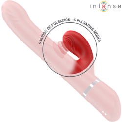 Lele Multifunction Vibrator Rotating & Oscillation & Stimulation Red