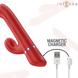 Lele Multifunction Vibrator Rotating & Oscillation & Stimulation Red