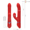 Lele Multifunktionsvibrator mit Rotation & Oszillation & Stimulation Rot