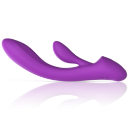 Luigi Rabbit vibrators, šķidrais silikons, violets