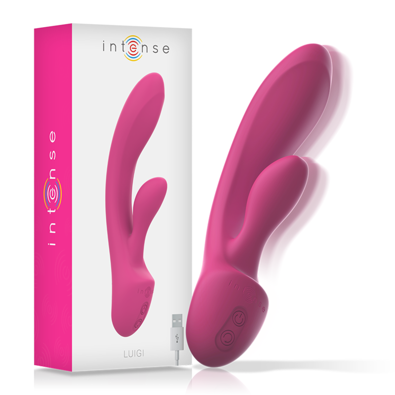 Luigi Rabbit vibrators, šķidrais silikons, rozā