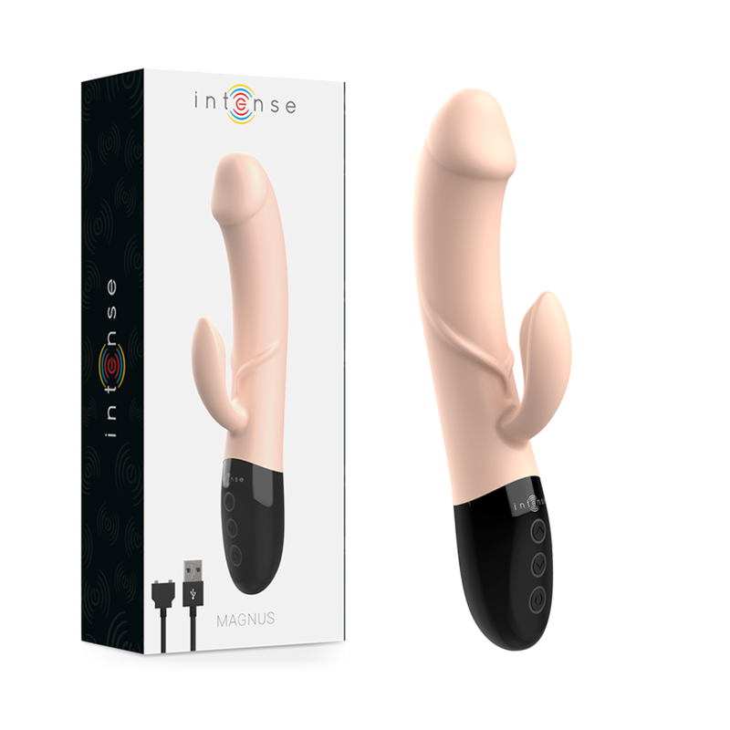 Magnus Oplaadbare Dual Vibrator Naturel