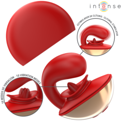Mariah U-Shape Vibrator & Stimulator 10 Vibrations Red
