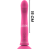 Michelangelo Dildo Vibrátor Silikónový Ružový