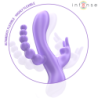 Miko Triple Vibrator Rabbit & Estimulator & Anal 7 Vibrationer Lilla
