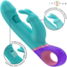 Mónica Rabbit Vibrator mit rotierendem G-Punkt Stimulator Blau