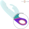 Mónica Vibrador Rabbit Com Estimulador Rotatório Do Ponto G Azul