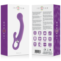 Naila Vibrator din Silicon Lila