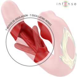 Nathy Vibrador Duplo Com Boca Estimuladora Multifunção Vermelho
