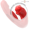 Nathy Vibrador Doble Con Boca Estimuladora Multifunción Rojo