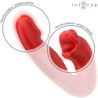Nathy Vibrador Doble Con Boca Estimuladora Multifunción Rojo