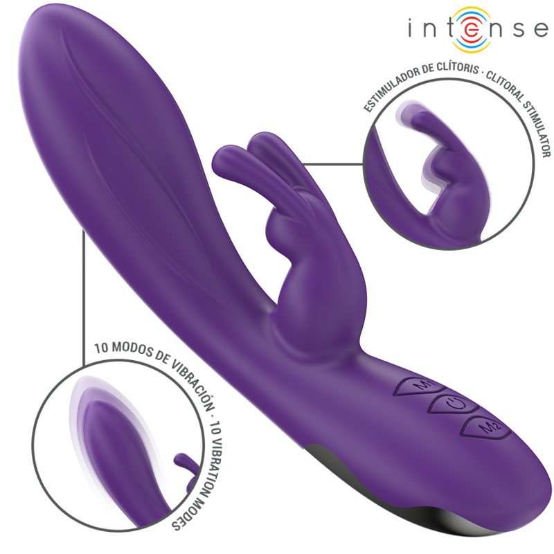 Randall Rabbit vibrators ar 10 vibrācijām, purpursarkans