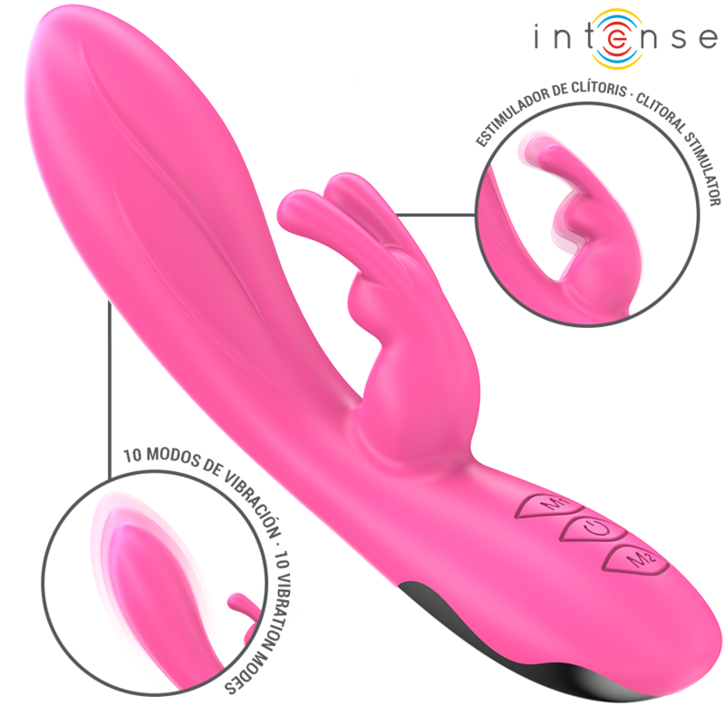Randall Vibrador Rabbit 10 Vibrações Rosa