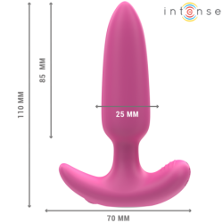 Ross Plug Anal 10 Vibraciones Rosa Control Remoto