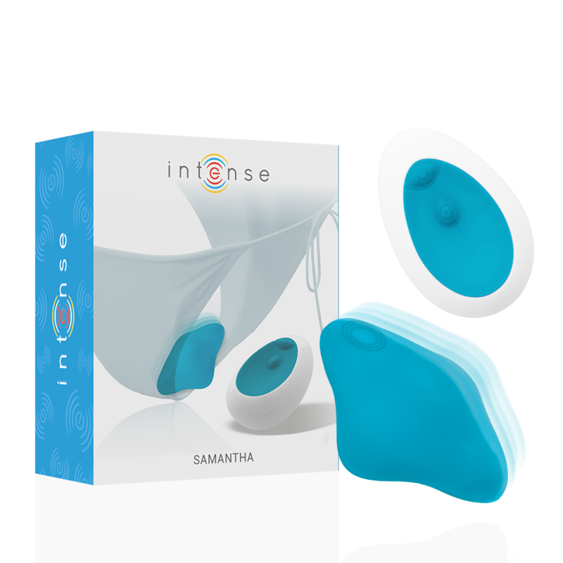 Samantha Pantie Control Remot Blau