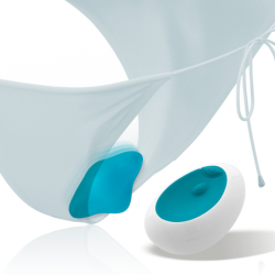 Samantha Pantie Fernbedienung Blau