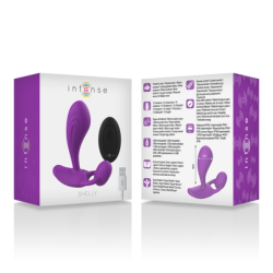 Shelly Duo Anal-Perineal, Vaginal-Clitóris Remoto Roxo