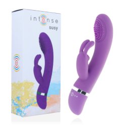 Susy Oscillerende Vibrator Silikone Rabbit Lilla