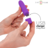 Symone Bala Vibrator Genopladelig Via Usb 8 Vibrationer Lilla 10 X 2.2 Cm