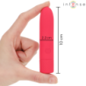 Symone Bullet Vibrator USB Rechargeable 8 Vibration Settings Red 10 X 2.2 Cm