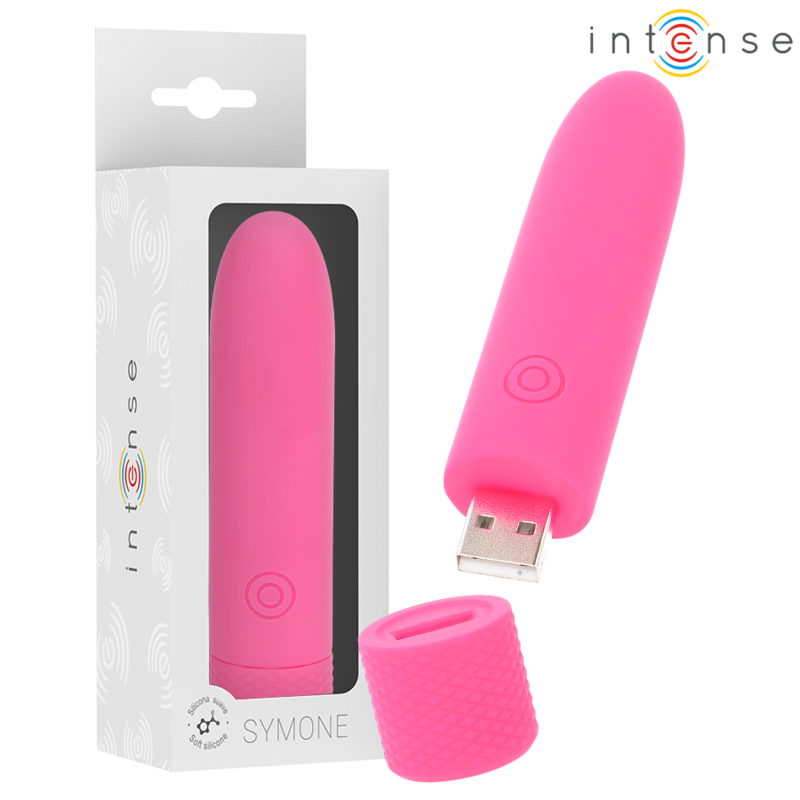 Symone Uppladdningsbar Vibratorboll Med 8 Vibrationer Rosa 10 X 2.2 Cm
