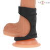 Theo Anel Duplo Para Pénis Silicone Preto Modelo 3